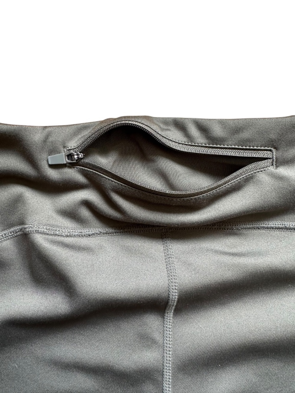 American Tall Olive Green High Waist Yoga Leggings Women’s Athletic Workout Gym - Picture 9 of 13